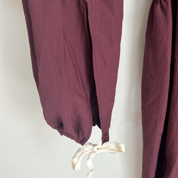 Zara Maxi Dress Long Sleeve Pottery Barn Collab Size Med / Large - Picture 5 of 12